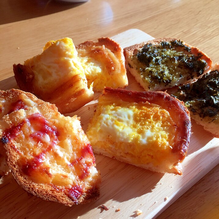 朝ごはんに!四種のトースト☆